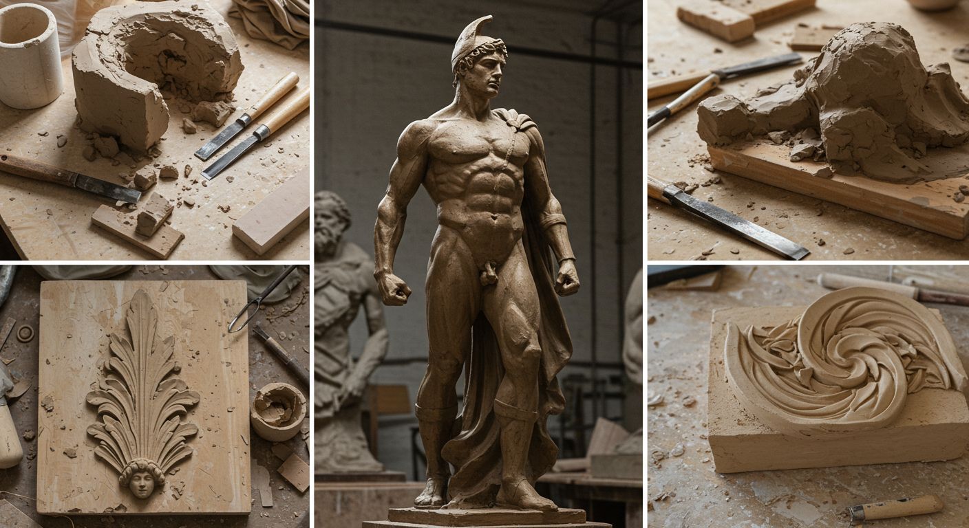 Как изготавливают статуэтки героев