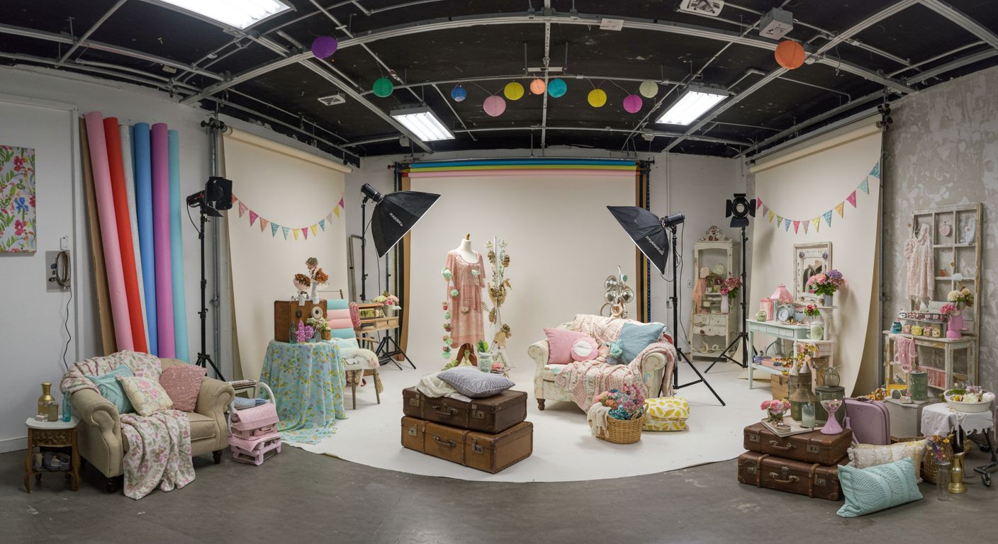 Как делают декор для фотостудий