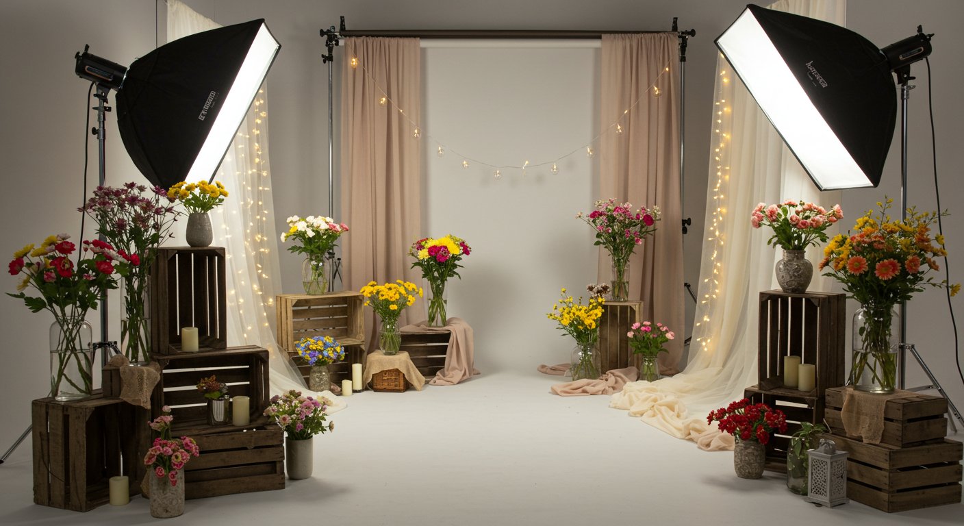 Создание индивидуального декора для фотостудий Декор для фотостудий