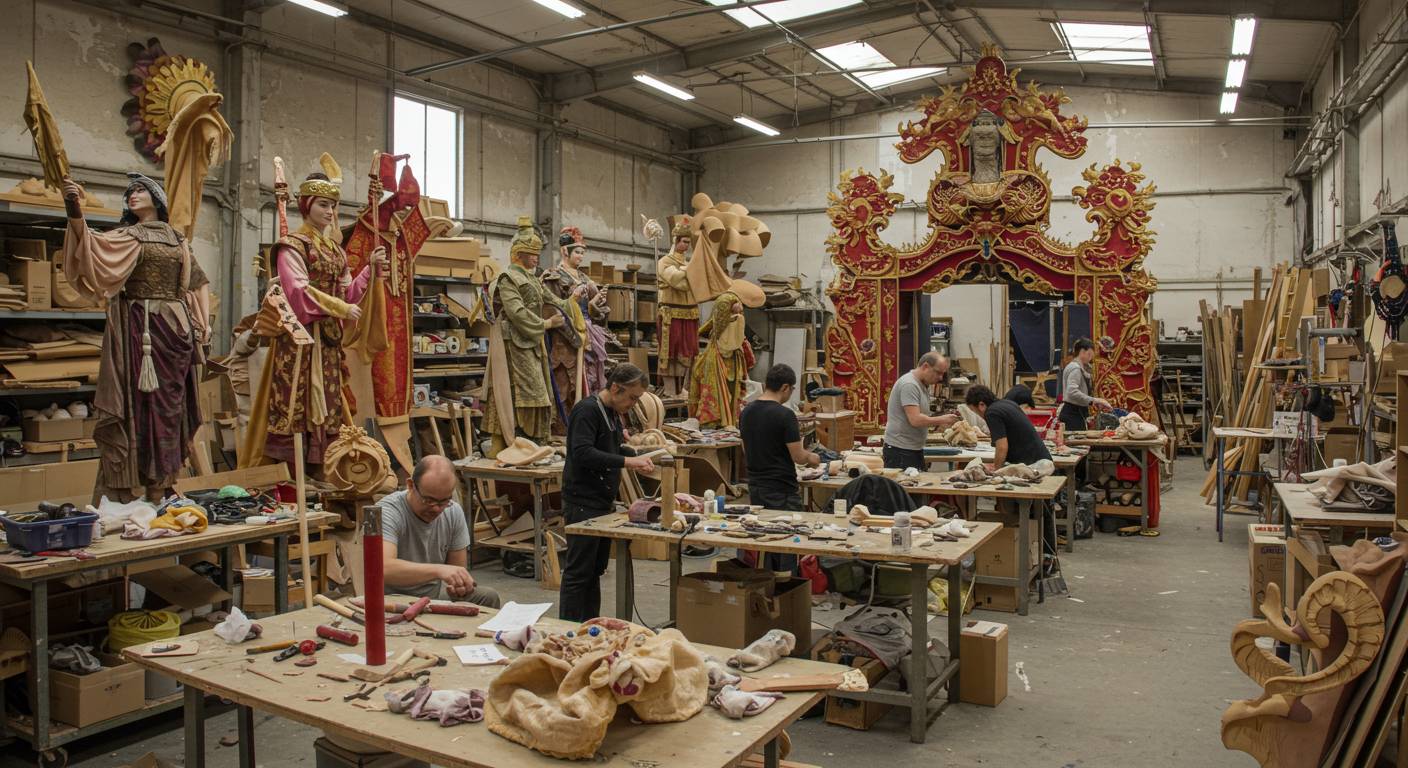 Фигуры для шоу с подсветкой и детализацией