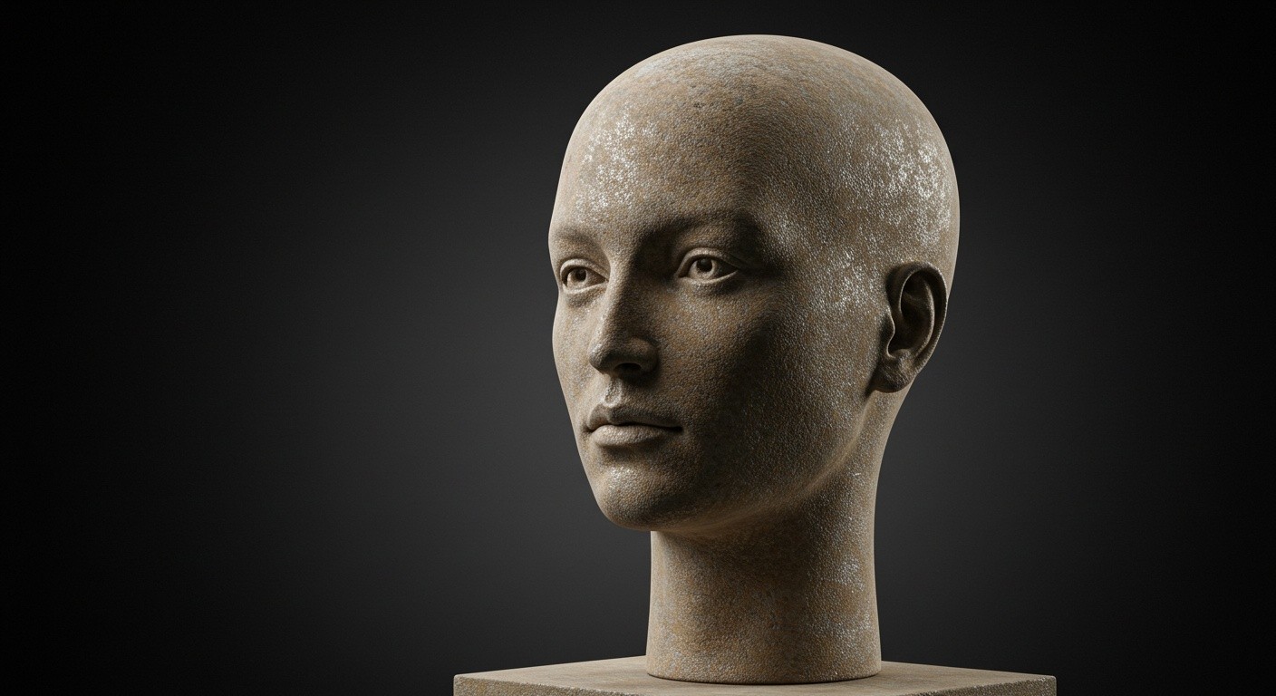 Пример современной скульптуры в интерьере Современная скульптура из пластика