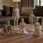 Фигуры для гостиной из гипса