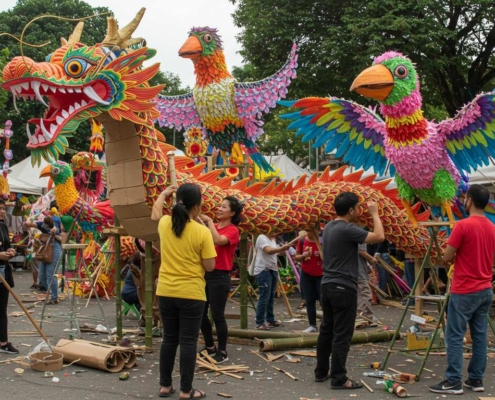 Как создают фигуры для фестивалей