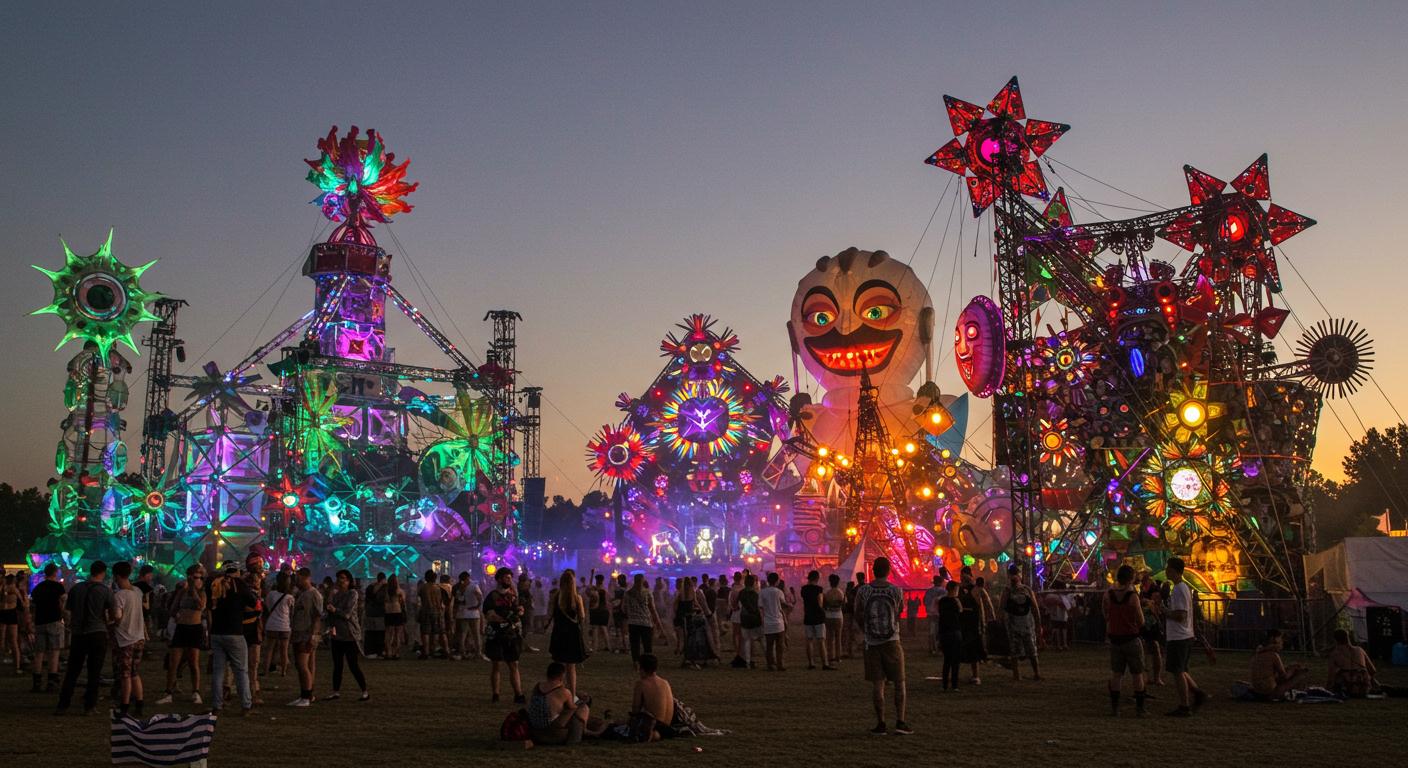 Инсталляции для музыкальных фестивалей