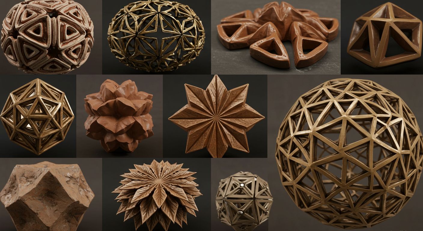 3D декоративные элементы