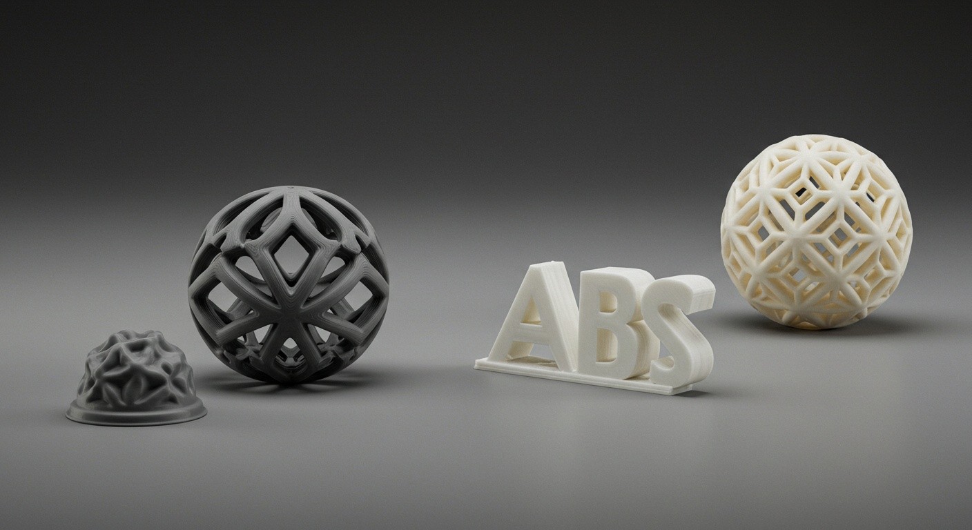 Изделия из PLA и ABS пластика
