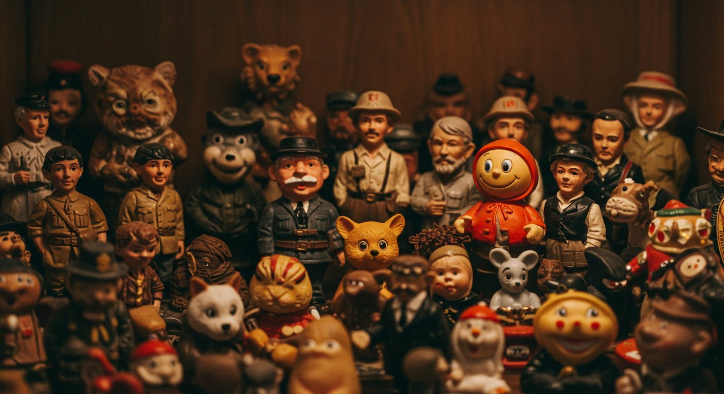Сувенирные фигуры из различных материалов